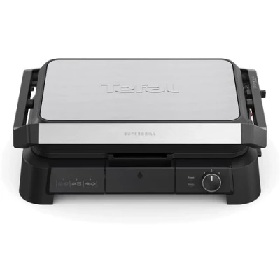 Image de Grille viande Tefal SuperGrill 3 en 1 XL GC520DE0 2200 W Inox