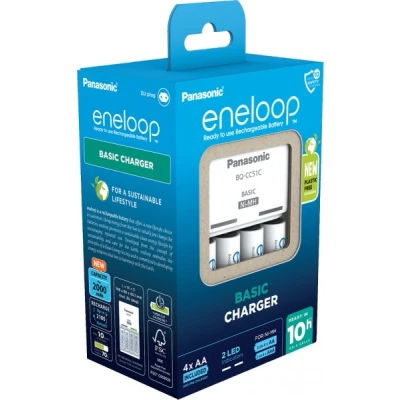 Afbeelding van Eneloop CC51 Batterijoplader Met 4X AA 2000 mAh
