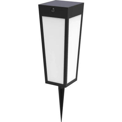 Afbeelding van Lutec 6996601012 DIAS Tuinlamp op zonne energie 8.40 W RGB Zwart