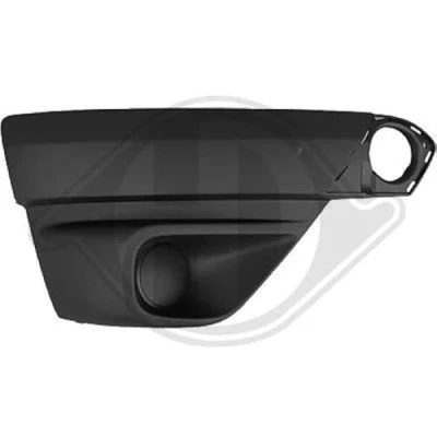 Afbeelding van DIEDERICHS 4417448 Bumper Grill Rechts voor voertuigen zonder mistlampen