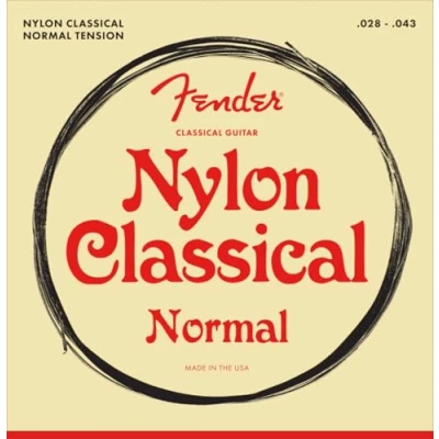 Afbeelding van Fender Nylon Git. snaren 100 Clear, Tie End Klassieke gitaarsnaren