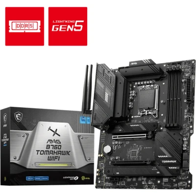 Afbeelding van MSI MAG B760 TOMAHAWK WIFI Moederbord Socket Intel 1700 Vormfactor ATX