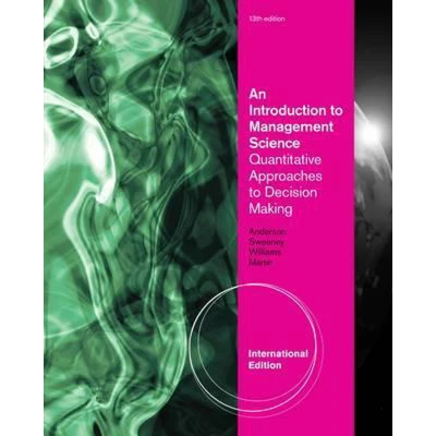 Afbeelding van An Introduction to Management Science, International Edition (with CD ROM)