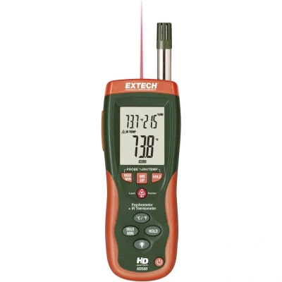Afbeelding van Extech HD 500 Luchtvochtigheidsmeter (hygrometer) 0 % Hrel 100 Dauwpunt/schimmel waarschuwingsweergave
