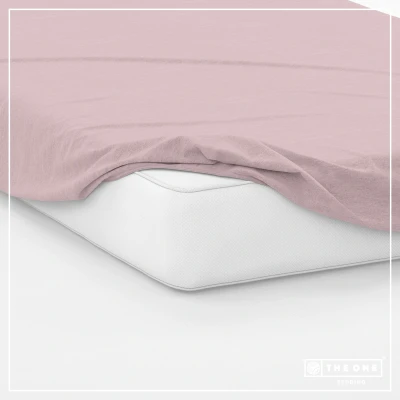 Afbeelding van The One Hoeslaken Mauve 160 x 220 cm