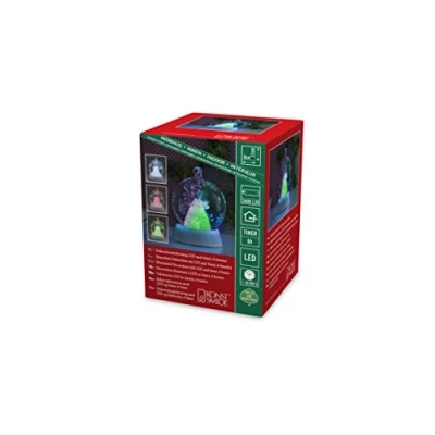 Afbeelding van Konstsmide 3409 Kerstdecoratie 1 lamps LED glasbol engel autom kleurwissel 6u timer op batterij voor binnen multi