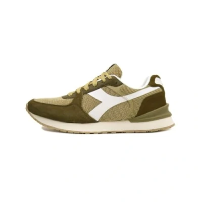 Afbeelding van Diadora Fenice Sneakers laag, Heren, Maat: 44, Green mould Leer en textiel