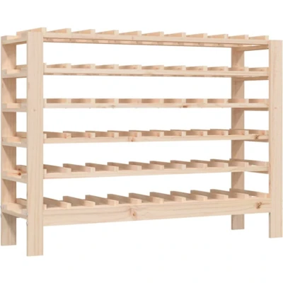 Afbeelding van Wijnrek 109,5x30x82 cm massief grenenhout