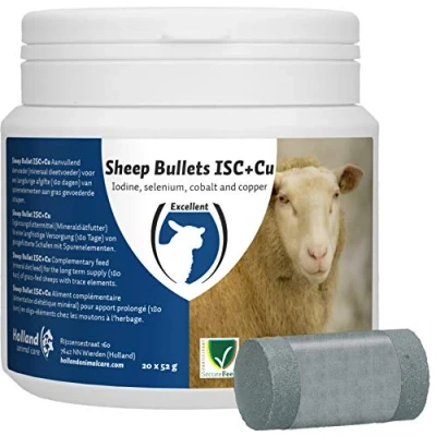 Afbeelding van Excellent Sheep Bullet ISC Cu voor Ooien Optimale vruchtbaarheid Mineraalvoer schapen 20 stuks