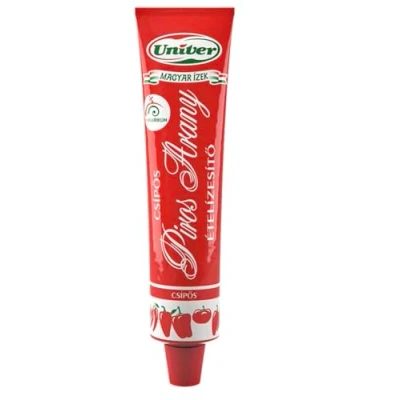 Afbeelding van Paprikacreme roodgoud (Piros Arany), tube van 160 g, scherp Delikatess Paprika