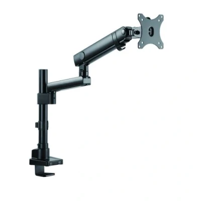 Image de V7 Support écran Pro Touch Adjust Supports d&#039;écrans Plats pour Bureau (Pince/Boulon, 8 kg, 43,2 cm (17), 81,3 (32), 100 x mm, Noir)