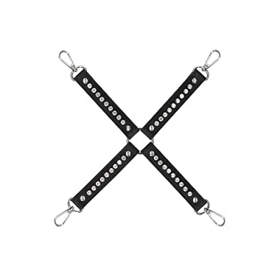 Afbeelding van Shots Ouch! Hogtie Connector met Diamanten black