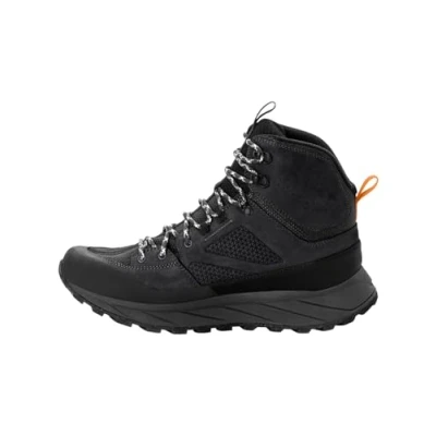 Afbeelding van Jack Wolfskin Terraquest Texapore MID Outdoorschoenen, Heren, Maat: 47.5, Black Leer en textiel