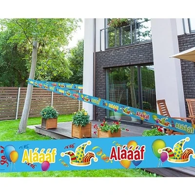 Afbeelding van Folat Markeerlint Alaaf blauw (15 meter)