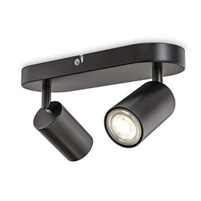 Afbeelding van B.K.Licht Plafondspot 2 lichtpunte draaibar excl. GU10 lichtbron