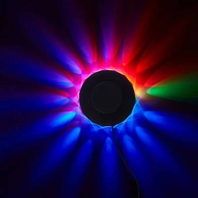 Afbeelding van BRILONER Led feestlicht met muzieksensor, kleurrijk RGB licht, USB poort, feest, disco, feestgadgets, ledlicht, feestverlichting, verjaardagsdecoratie, 12,5 x 3,8 cm