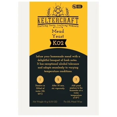Afbeelding van Keltercraft K02 Gist mede [10g: Voor 25L] Nutritional Yeast Maak je eigen wijn!
