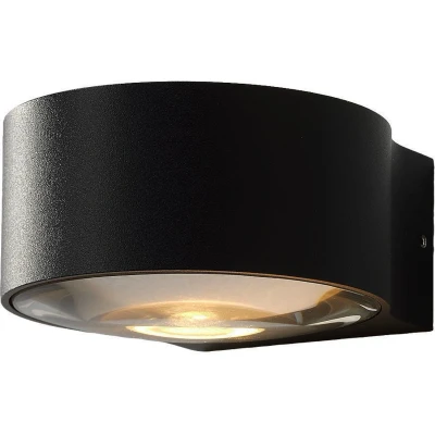 Afbeelding van Artdelight Wandlamp LED Hudson Zwart IP54 8Watt 2700K