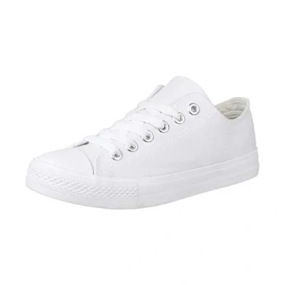 Afbeelding van Elara Lage sneakers, uniseks, amsterdam volledig wit