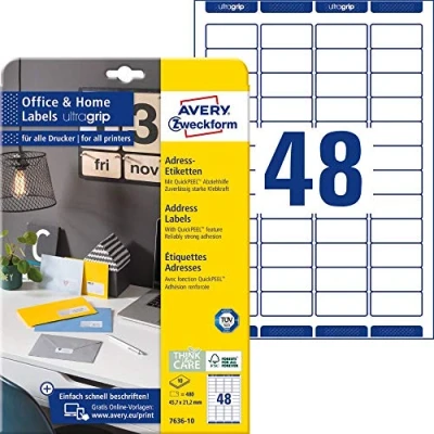 Image de AVERY Zweckform Etiquettes de retour Home Office