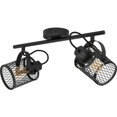 Afbeelding van EGLO Dellow 1 spot E27 2 lichts 47.5 cm Zwart