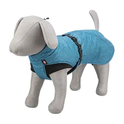 Afbeelding van Trixie Winterjas Riom Blauw Hondenkleding 30 cm