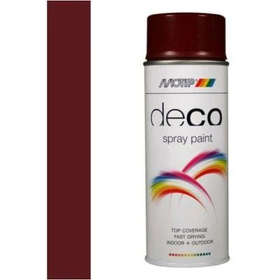Image de Motip Deco Laque En Spray Brillant 0,4l Rouge Vin