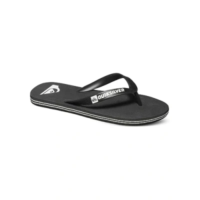 Afbeelding van Quiksilver Molokai Teenslippers voor heren, Zwart en Wit