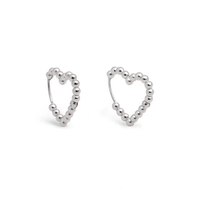 Afbeelding van Singularu CORA DOTS Oorbellen silvercoloured, Dames, Maat: One Size, Silver coloured