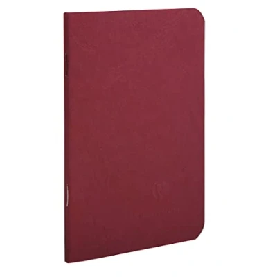 Afbeelding van Clairefontaine 73416C Booklet gelinieerd, 9 x 14 cm, kersenrood