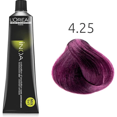 Afbeelding van L&#039;Oréal Professionnel Haarverf iNOA 60ML 4.25