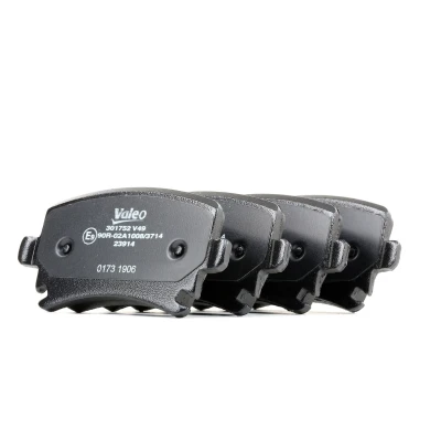 Afbeelding van VALEO 301752 Remblokkenset FIRST Achteras Excl. slijtage waarschuwingscontact Met anti kreukplaat AUDI: A6 C6 Avant, Saloon
