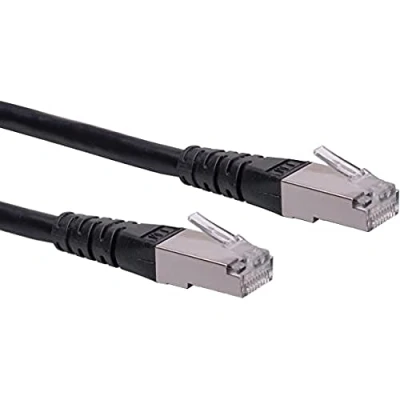 Afbeelding van ROLINE patchkabel Cat.6 (Klasse E) S/FTP (PiMF), zwart, 7 m