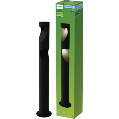 Afbeelding van Philips Desi GardenLink Sokkellamp 24V Warm wit licht; 2700K Zwart Tuinpadverlichting