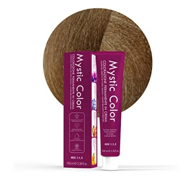 Afbeelding van Capello point Mystic Color haarkleur permanente kleurcrème met arganolie en calendula langdurige kleur blond tabak 7,8 100 ml