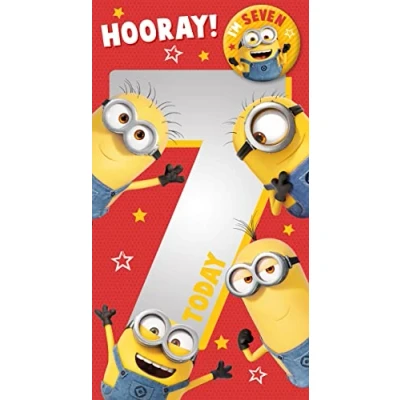 Afbeelding van Danilo Cards Verjaardagskaart, motief: Minions, Ik Gewoon onverbeterbaar, 22,9 x 12,7 cm