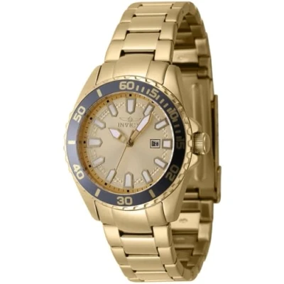Afbeelding van Invicta Dammes Accessoires Horloges Analoog Goud One Size