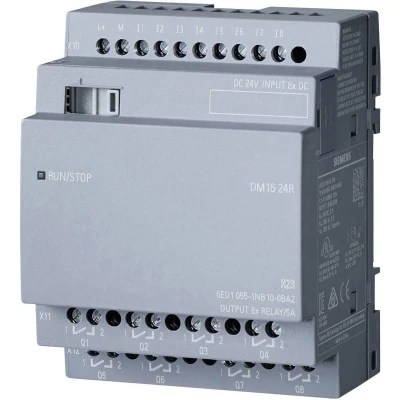 Afbeelding van Siemens LOGO! DM16 24R 0BA2 PLC uitbreidingsmodule 24 V/DC