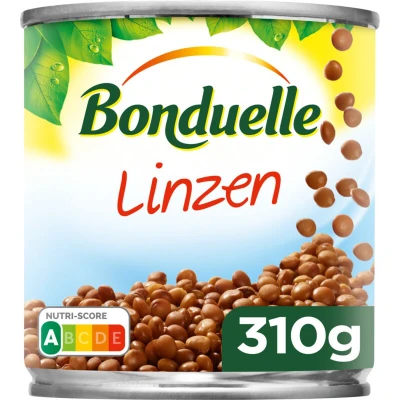 Afbeelding van Bonduelle Linzen 310 gram