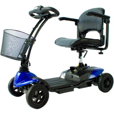Afbeelding van Mobiclinic Virgo Elektrische Scootmobiel Auton. 10 km Verminderde mobiliteit 4 wielen Compact 12V Mobiliteitsscooter Lichtgewicht