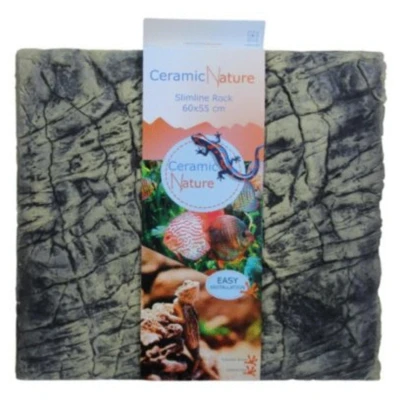 Afbeelding van Ceramicnature Cn Slimline Rock Colorado Brown Bruin Aquarium Achterwand 60x55 cm