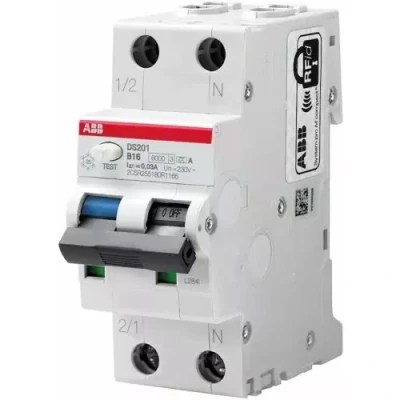 Afbeelding van ABB Aardlekautomaat 16A C Kar 1P+N 300mA