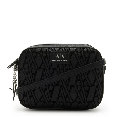 Afbeelding van Armani Exchange Dames Crossbody Tas van Polyurethaan Zwart