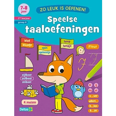 Afbeelding van Speelse taaloefeningen 7 8 jaar 2de leerjaar groep 4