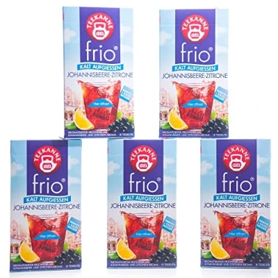 Afbeelding van Teekanne frio 10 blikjes van aardbeienzakjes 45 g