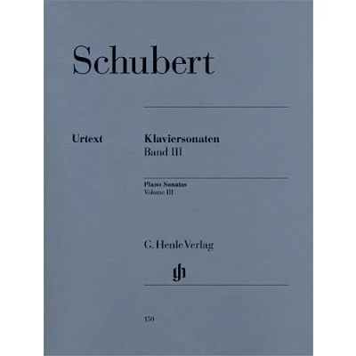Afbeelding van Klaviersonaten Band III (Frühe und unvollendete Sonaten)