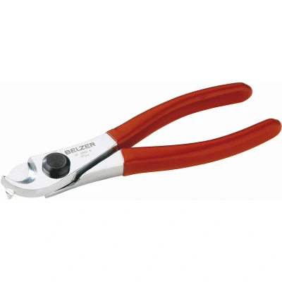 Afbeelding van BAHCO 2801 N kabelschaar met PVC gecoate handgrepen, voor meeraderige en flexibele kabels, 230 mm