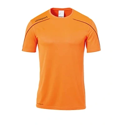 Afbeelding van Uhlsport Stream 22 Shirt Korte Mouw Heren Fluo Oranje / Zwart Maat: XL