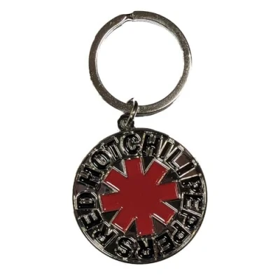 Afbeelding van Red Hot Chili Peppers Asterisk Logo Sleutelhanger Zilverkleurig