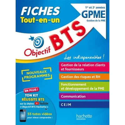 Image de Objectif BTS GPME Fiches Tout en un